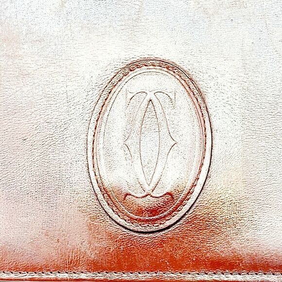 Cartier Red Leather Clutch Bag - Picture 2 of 9